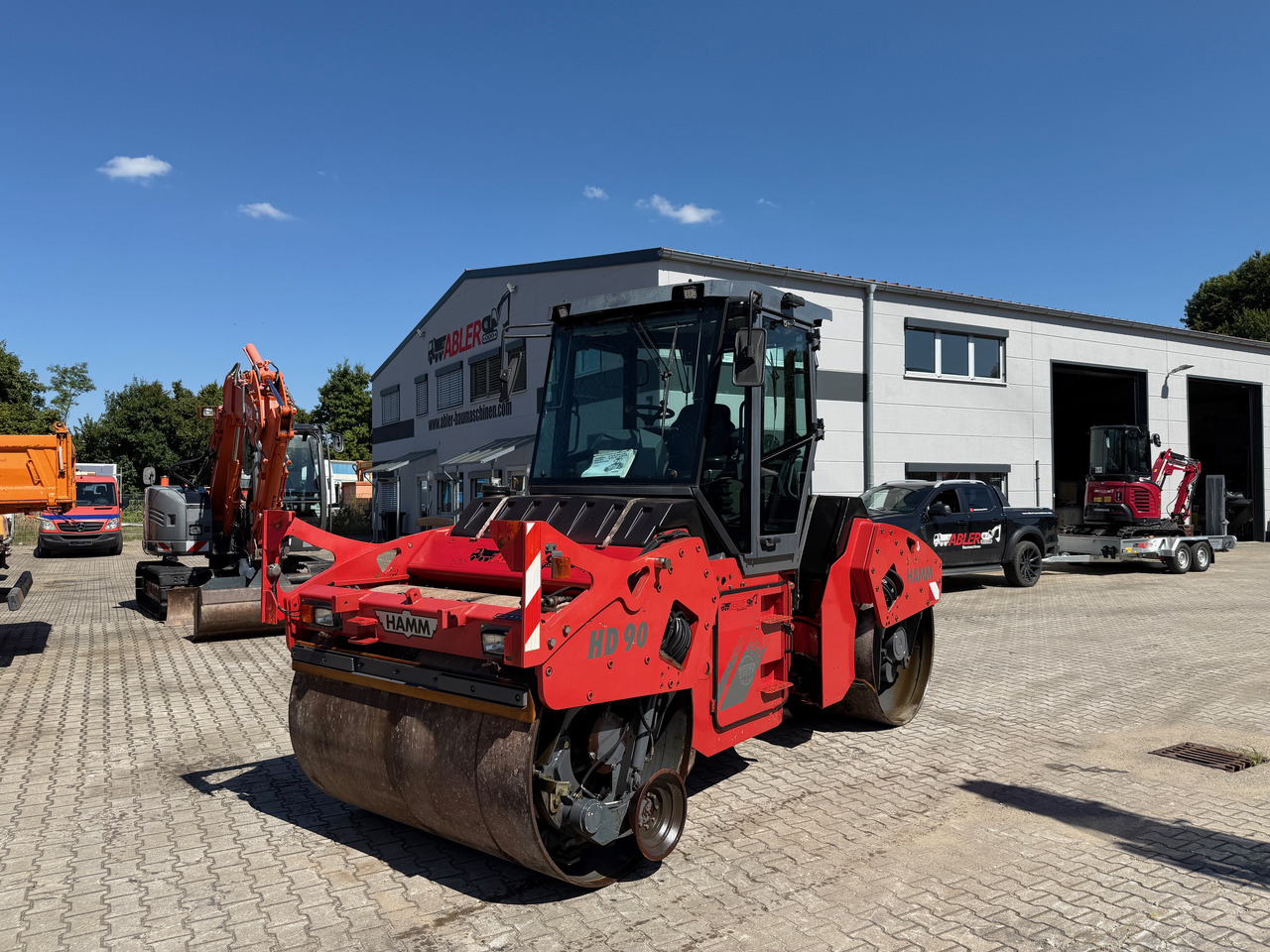 Hamm HD090V Tandemwalze knickgelenkt - Road roller: picture 2 Hamm HD090V Tandemwalze knickgelenkt - Road roller: picture 2