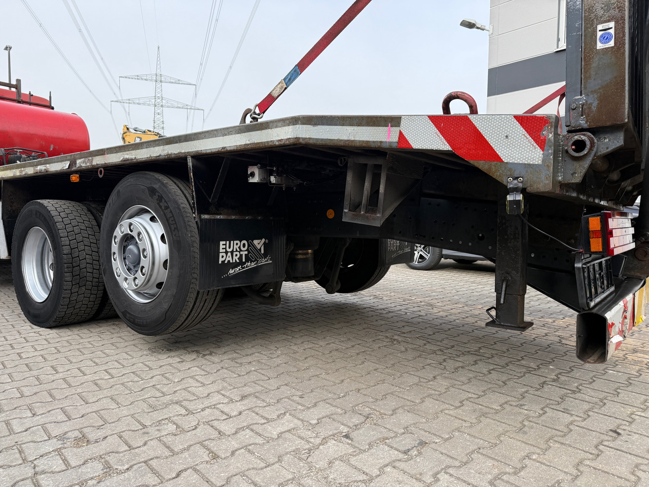 Autotransporter truck Mercedes-Benz 2541 Actros Baumaschinentransporter Klima Retarder: picture 6