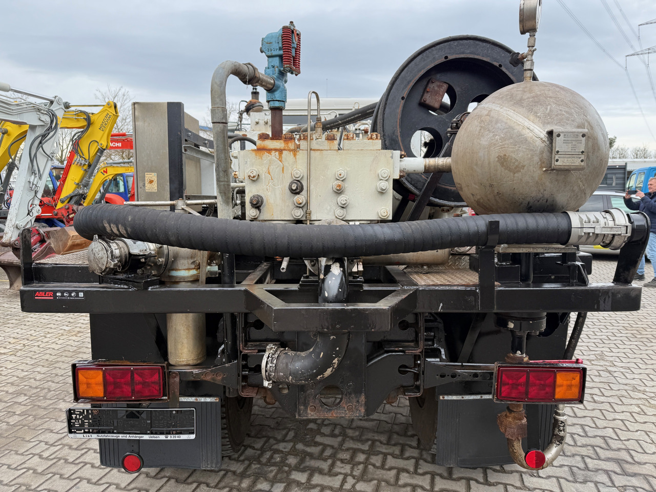Municipal/ Special vehicle, Truck MErcedes-Benz 1928 NG V8 4x4 Uraca Hochdruckpumpe KD412: picture 6