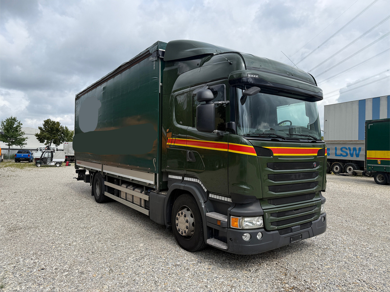 Scania R450 Gardine+Bordwand+Edscha AHK LBW - Curtainsider truck: picture 3 Scania R450 Gardine+Bordwand+Edscha AHK LBW - Curtainsider truck: picture 3
