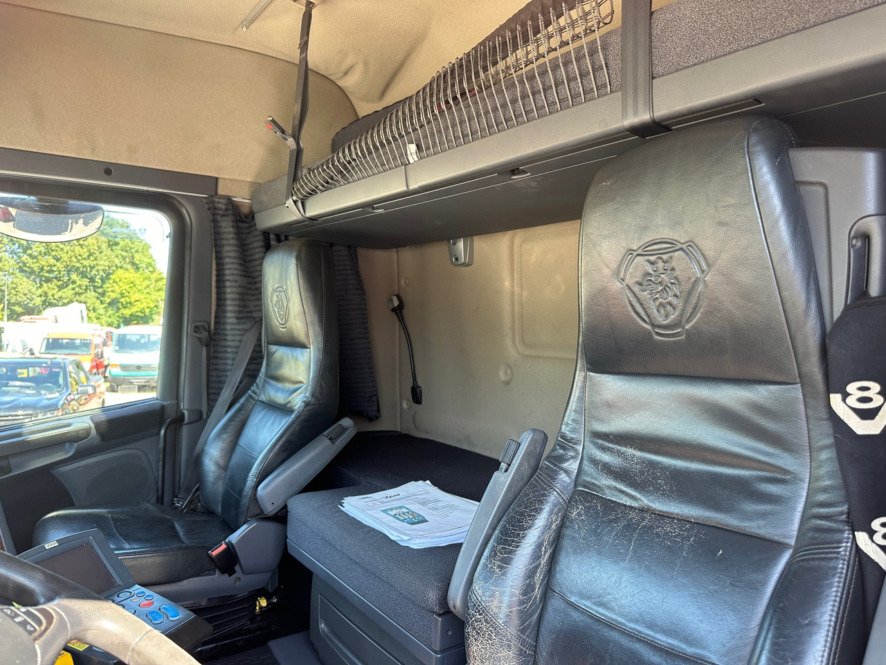 Hook lift truck Scania R580 Abrollkipper V8 Mit Küpper Weisser Enteisungsgerät 45m: picture 13