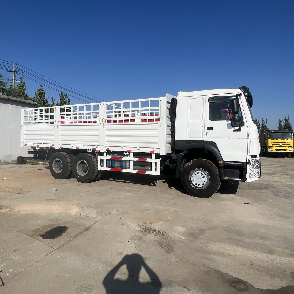 Dropside/ Flatbed truck Sinotruk HOWO 371 6*4 Fence truck: picture 8