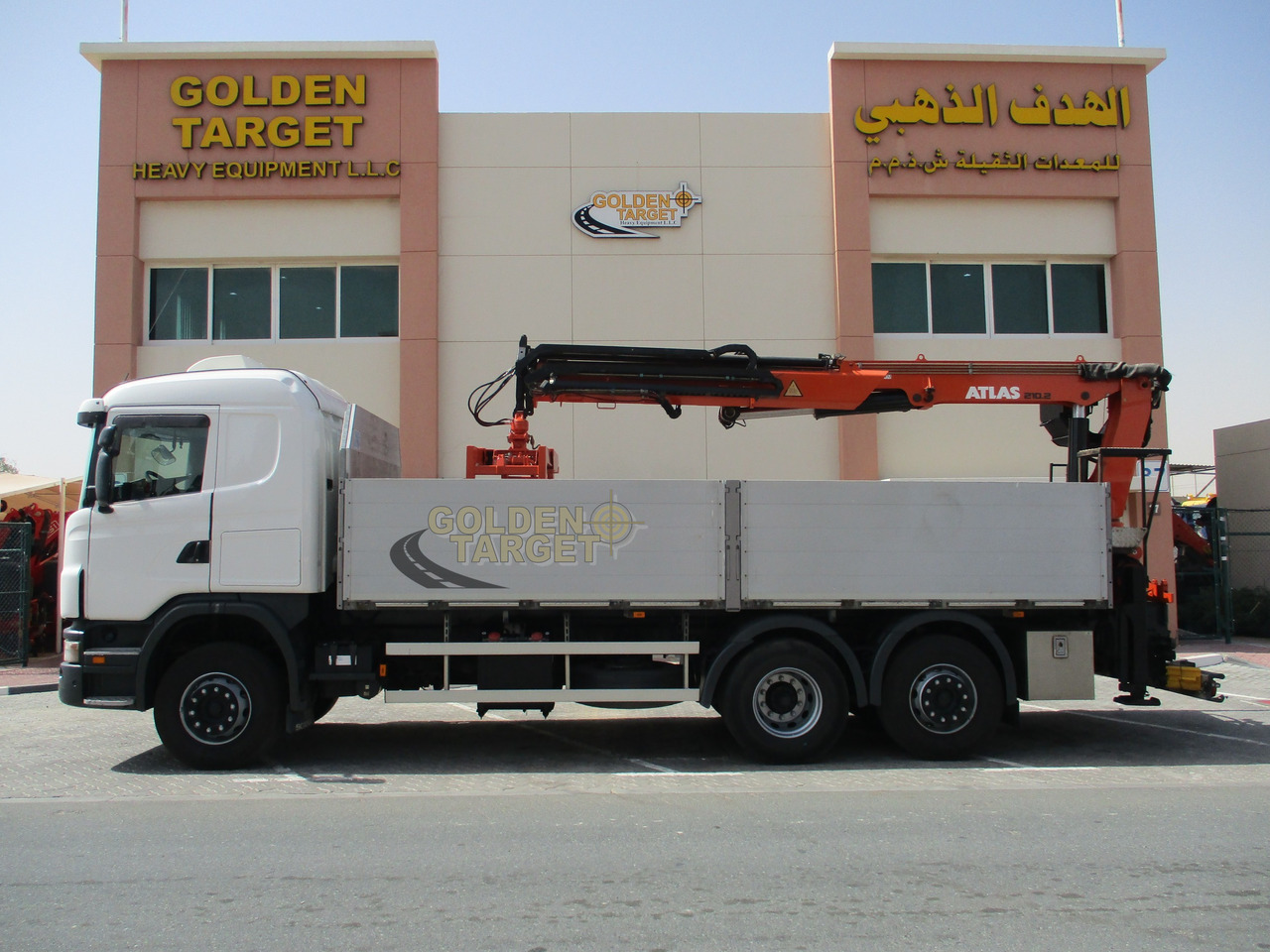 Crane truck SCANIA G480 6x2 with ATLAS 210.2 Block Crane: picture 6