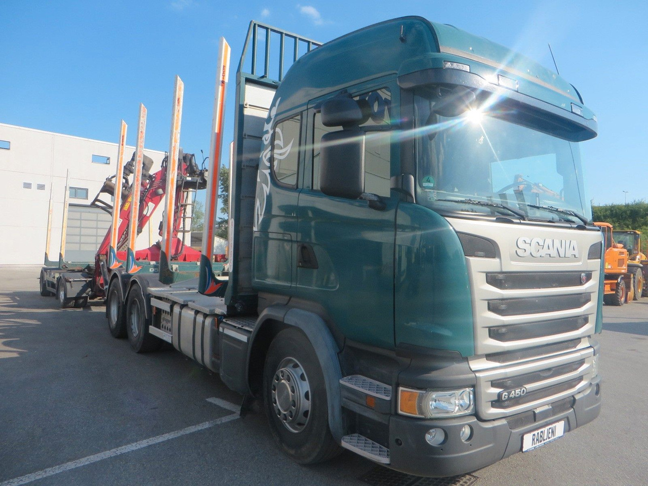 Scania G450 6x4Timber - Log truck, Crane truck: picture 2 Scania G450 6x4Timber - Log truck, Crane truck: picture 2