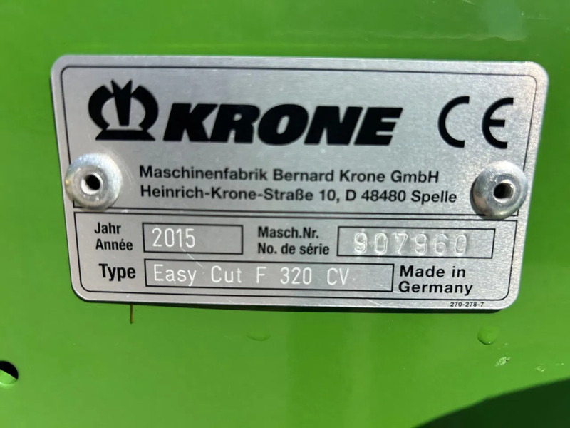 Krone Easycut 9140 CV triple maaier - Mower: picture 3 Krone Easycut 9140 CV triple maaier - Mower: picture 3