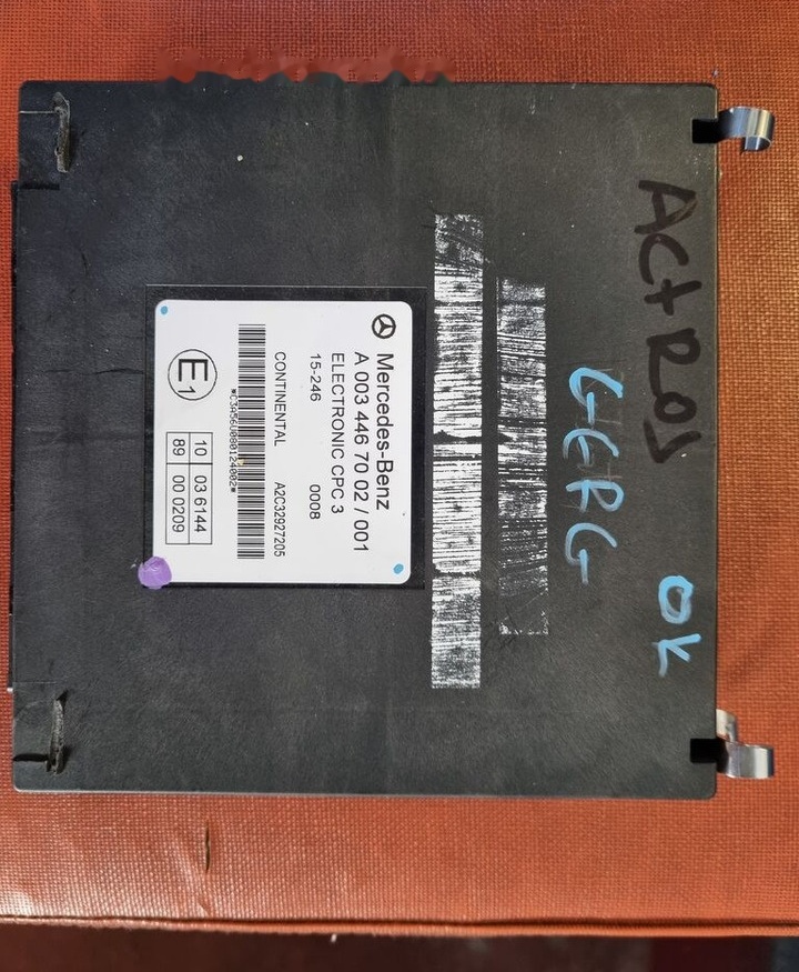 Continental ELECTRONIC CPC 3 A 0044465602 Mercedes-Benz ACTROS MP4 EURO 6 - ECU for Truck: picture 3 Continental ELECTRONIC CPC 3 A 0044465602 Mercedes-Benz ACTROS MP4 EURO 6 - ECU for Truck: picture 3