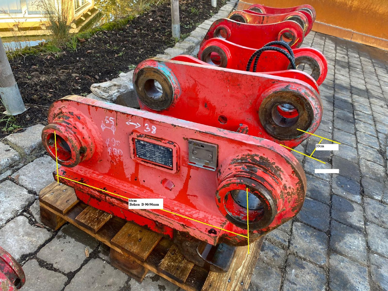 Lehnhoff MS 25 New Holland 215 - Quick coupler: picture 1 Lehnhoff MS 25 New Holland 215 - Quick coupler: picture 1