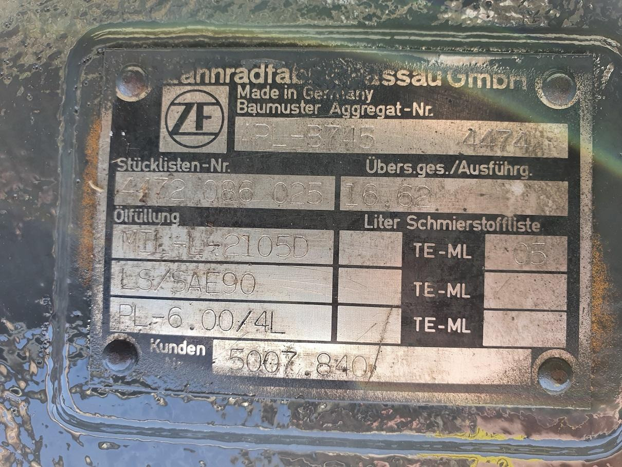Liebherr AP B 745 aus A312 - Axle and parts for Construction machinery: picture 5 Liebherr AP B 745 aus A312 - Axle and parts for Construction machinery: picture 5