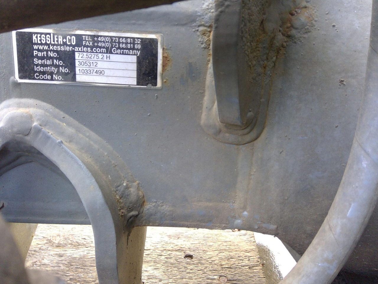 Liebherr LTM 1055-3.2 axle housing axle 2 - Axle and parts for Mobile crane: picture 5 Liebherr LTM 1055-3.2 axle housing axle 2 - Axle and parts for Mobile crane: picture 5