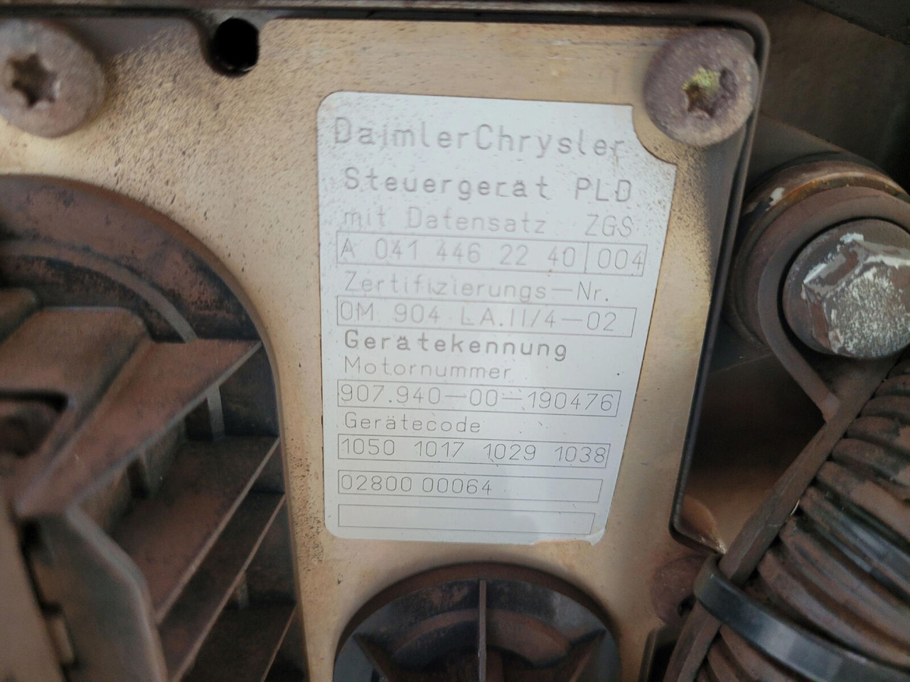 Mercedes-Benz AC 100 engine Mercedes OM 904 LA - Engine for Mobile crane: picture 5 Mercedes-Benz AC 100 engine Mercedes OM 904 LA - Engine for Mobile crane: picture 5