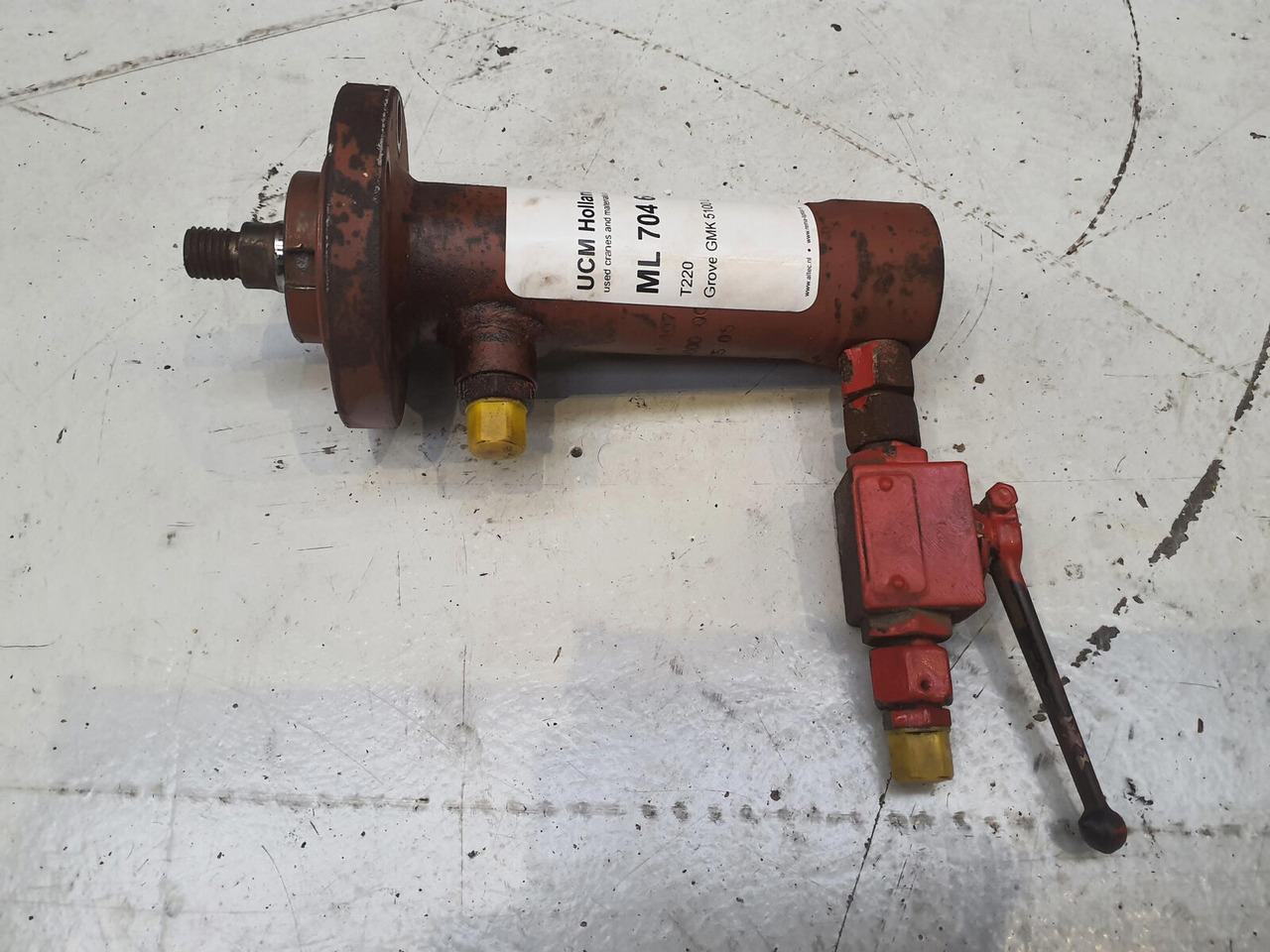 Grove GMK 5100 Locking cylinder - Spare parts for Crane: picture 1 Grove GMK 5100 Locking cylinder - Spare parts for Crane: picture 1