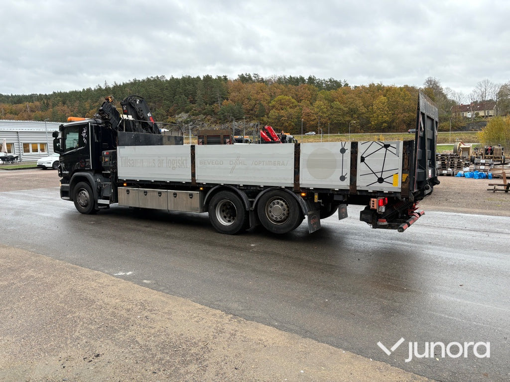 Kranbil - Scania P410 med Hiab 138 - Dropside/ Flatbed truck, Crane truck: picture 5 Kranbil - Scania P410 med Hiab 138 - Dropside/ Flatbed truck, Crane truck: picture 5