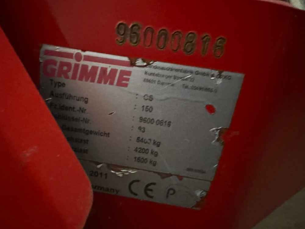 Grimme CS-150 RotaPower - Potato harvester: picture 2 Grimme CS-150 RotaPower - Potato harvester: picture 2