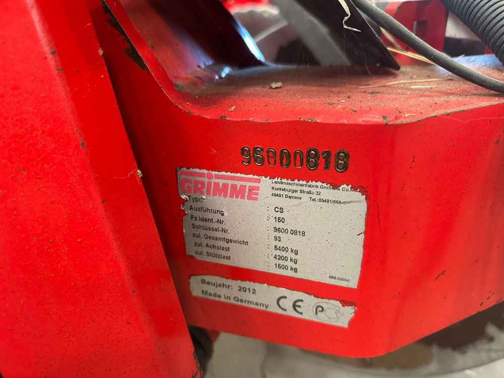 Grimme CS-150 RotaPower - Potato harvester: picture 2 Grimme CS-150 RotaPower - Potato harvester: picture 2