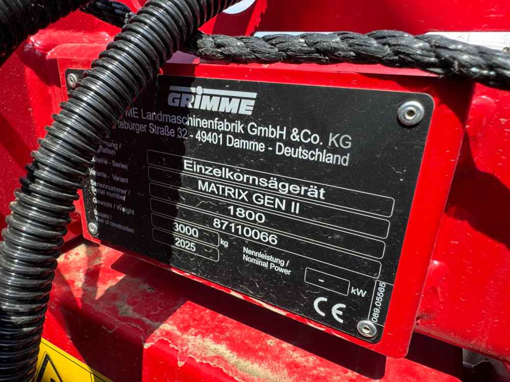 Seed drill Grimme Matrix 1800 GEN II: picture 13