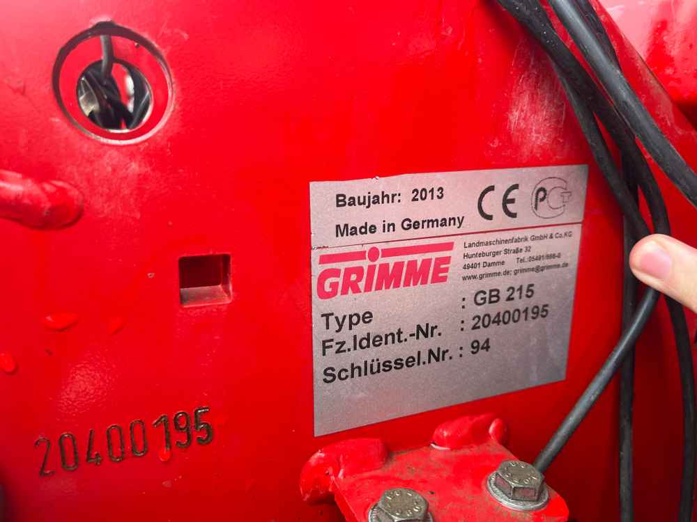 Grimme GB 215 - Harvester: picture 2 Grimme GB 215 - Harvester: picture 2