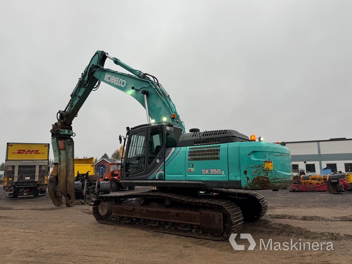 Grävmaskin Kobelco SK350LC-10 med stålsax - Crawler excavator: picture 3 Grävmaskin Kobelco SK350LC-10 med stålsax - Crawler excavator: picture 3