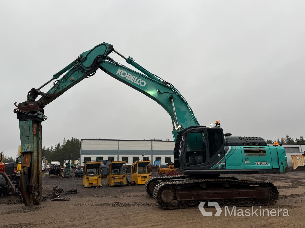 Grävmaskin Kobelco SK350LC-10 med stålsax - Crawler excavator: picture 2 Grävmaskin Kobelco SK350LC-10 med stålsax - Crawler excavator: picture 2