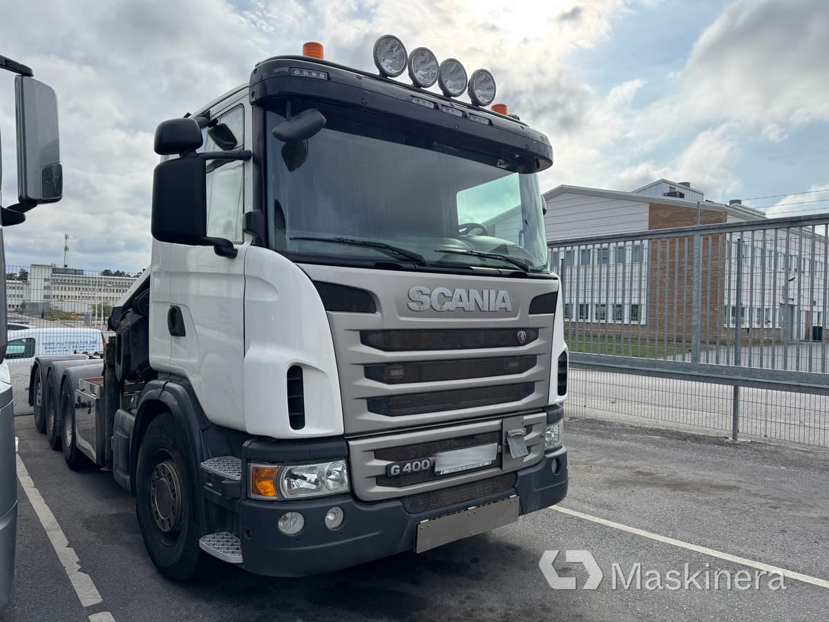 Lastväxlare Scania G400LB8X4*4HNA med HIAB kran - Hook lift truck, Crane truck: picture 3 Lastväxlare Scania G400LB8X4*4HNA med HIAB kran - Hook lift truck, Crane truck: picture 3