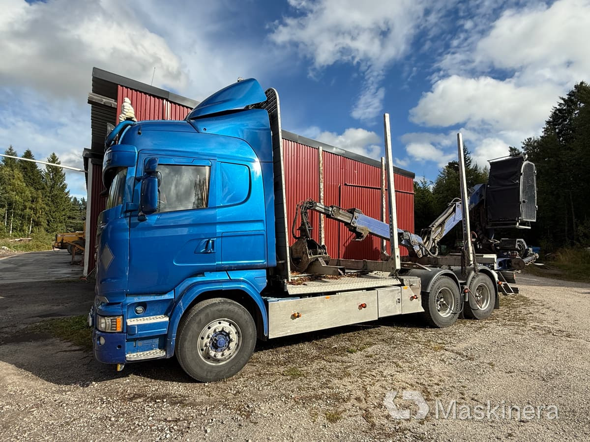 Scania R580LB6X4HNB Timmerbil Scania R580 6X4 med kran - Log truck: picture 4 Scania R580LB6X4HNB Timmerbil Scania R580 6X4 med kran - Log truck: picture 4