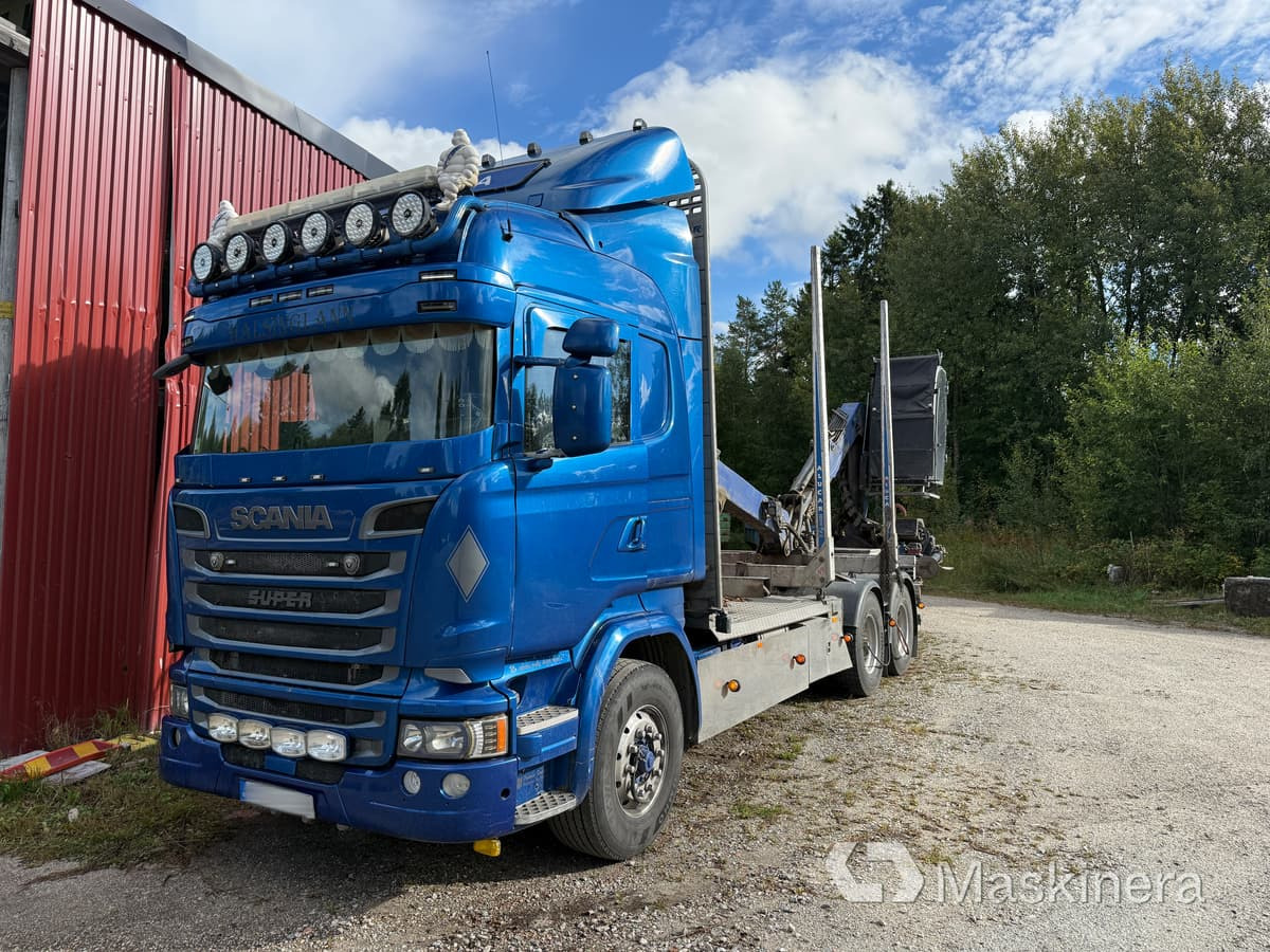 Scania R580LB6X4HNB Timmerbil Scania R580 6X4 med kran - Log truck: picture 1 Scania R580LB6X4HNB Timmerbil Scania R580 6X4 med kran - Log truck: picture 1