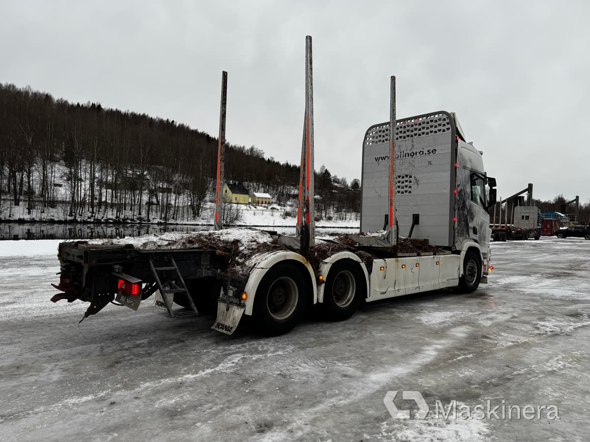 Scania R650B6X4NB Timmerekipage Scania R650B med kran och HLM Släp - Log truck: picture 5 Scania R650B6X4NB Timmerekipage Scania R650B med kran och HLM Släp - Log truck: picture 5