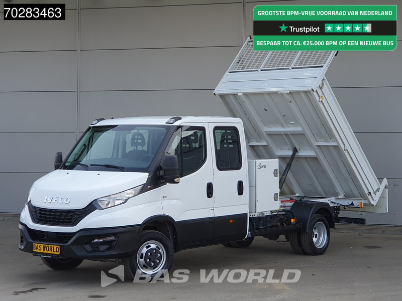 Iveco Daily 35C16 3.0L Kipper met Kist Dubbel Cabine Dubbellucht 3,5t Trekhaak Airco Cruise Euro6 Tipper Benne Kieper Airco Trekhaak Cruise - Tipper van: picture 1 Iveco Daily 35C16 3.0L Kipper met Kist Dubbel Cabine Dubbellucht 3,5t Trekhaak Airco Cruise Euro6 Tipper Benne Kieper Airco Trekhaak Cruise - Tipper van: picture 1