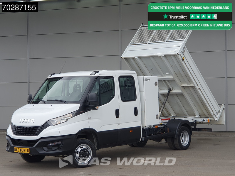 Iveco Daily 35C16 3.0L Kipper met Kist Dubbel Cabine Dubbellucht 3,5t Trekhaak Airco Euro6 Tipper Benne Kieper 2m3 Airco Trekhaak - Tipper van: picture 1 Iveco Daily 35C16 3.0L Kipper met Kist Dubbel Cabine Dubbellucht 3,5t Trekhaak Airco Euro6 Tipper Benne Kieper 2m3 Airco Trekhaak - Tipper van: picture 1