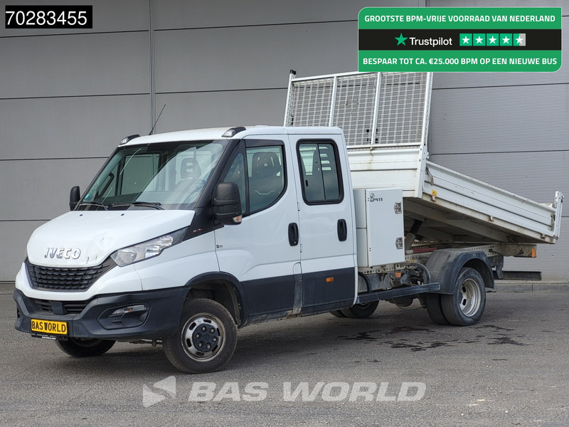 Iveco Daily 35C16 3.0L Kipper met Kist Dubbel Cabine Dubbellucht 3,5t Trekhaak Navi Airco Cruise Camera Euro6 Tipper Benne Kieper 2m3 Airco - Tipper van: picture 1 Iveco Daily 35C16 3.0L Kipper met Kist Dubbel Cabine Dubbellucht 3,5t Trekhaak Navi Airco Cruise Camera Euro6 Tipper Benne Kieper 2m3 Airco - Tipper van: picture 1