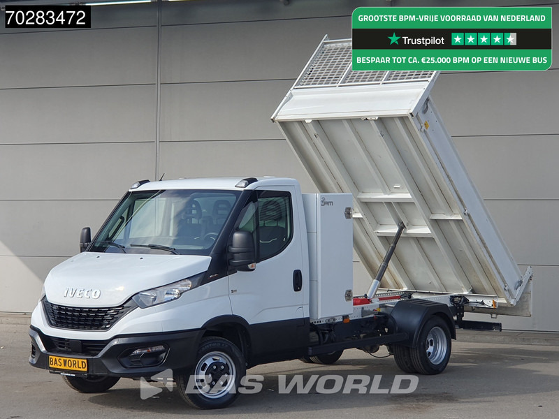 Tipper van Iveco Daily 35C16 3.0L Kipper met Kist Dubbellucht 3,5t Trekhaak Airco Cruise Euro6 Tipper Benne Kieper 2m3 Airco Trekhaak Cruise control: picture 1