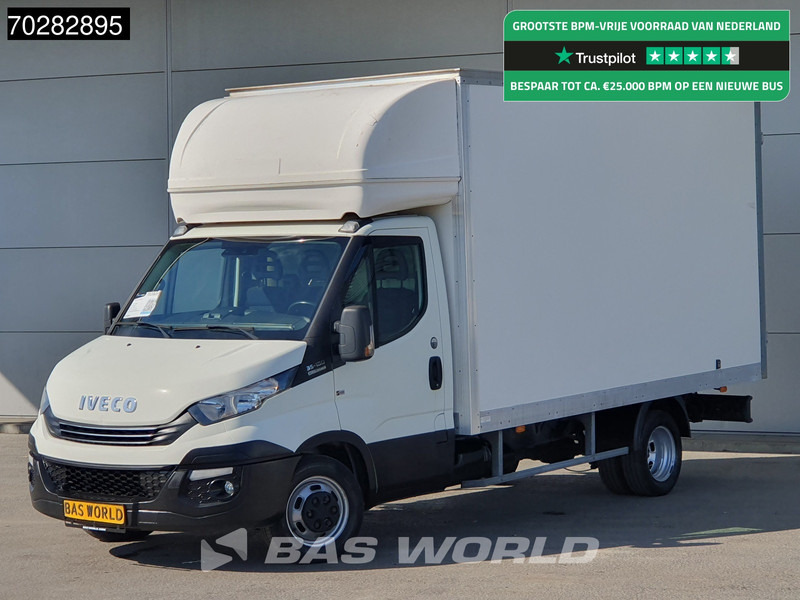 Iveco Daily 35C16 Automaat Bakwagen Achterdeuren Euro6 Airco Cruise Meubelbak Koffer 20m3 Airco Cruise control - Box van: picture 1 Iveco Daily 35C16 Automaat Bakwagen Achterdeuren Euro6 Airco Cruise Meubelbak Koffer 20m3 Airco Cruise control - Box van: picture 1