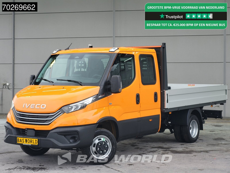 Iveco Daily 35C21 3.0 210PK 2025model Dubbel Cabine Open laadbak 3.5t Trekhaak CarPlay ACC LED Pritsche Pickup Airco Dubbel cabine Trekhaak - Flatbed van: picture 1 Iveco Daily 35C21 3.0 210PK 2025model Dubbel Cabine Open laadbak 3.5t Trekhaak CarPlay ACC LED Pritsche Pickup Airco Dubbel cabine Trekhaak - Flatbed van: picture 1