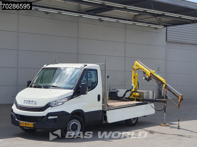 Iveco Daily 35S14 Open Laadbak Kraanwagen Hyva HA15 Euro6 3,5t Trekhaak Crane Kranwagen Pritsche Pickup Open Box Trekhaak - Flatbed van: picture 5 Iveco Daily 35S14 Open Laadbak Kraanwagen Hyva HA15 Euro6 3,5t Trekhaak Crane Kranwagen Pritsche Pickup Open Box Trekhaak - Flatbed van: picture 5