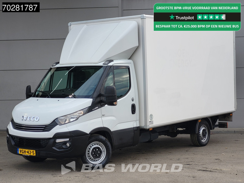 Iveco Daily 35S18 3.0L Laadklep Bakwagen Airco Lat om Lat Euro6 Meubelbak Koffer 20m3 Airco - Box van: picture 1 Iveco Daily 35S18 3.0L Laadklep Bakwagen Airco Lat om Lat Euro6 Meubelbak Koffer 20m3 Airco - Box van: picture 1