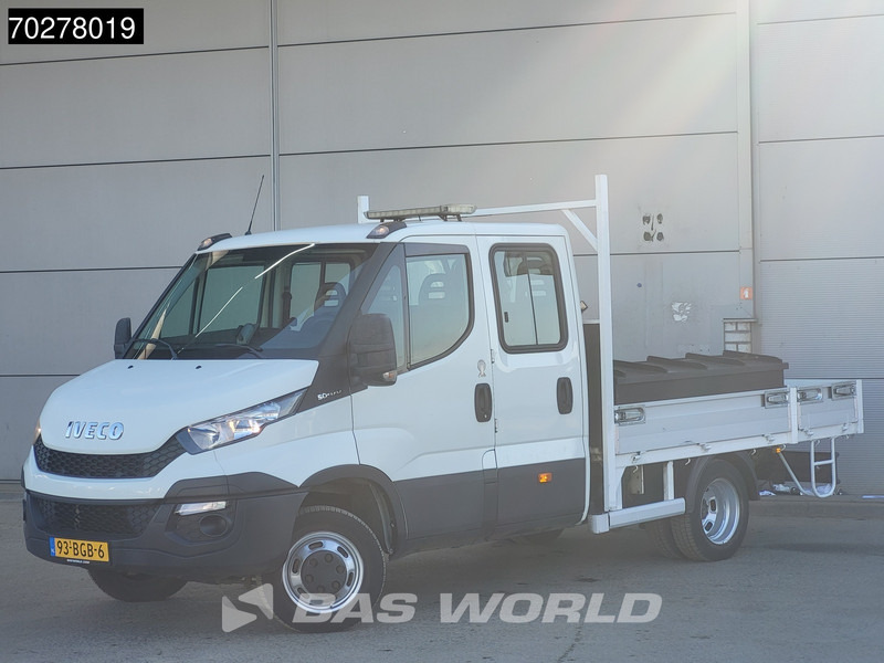 Iveco Daily 50C17 3.0L Automaat DC Open laadbak Kraan Hiab 017T-2 Airco APK 10-2025 Pickup Crane Kraanwagen Pritsche Airco Dubbel cabine - Flatbed van: picture 5 Iveco Daily 50C17 3.0L Automaat DC Open laadbak Kraan Hiab 017T-2 Airco APK 10-2025 Pickup Crane Kraanwagen Pritsche Airco Dubbel cabine - Flatbed van: picture 5