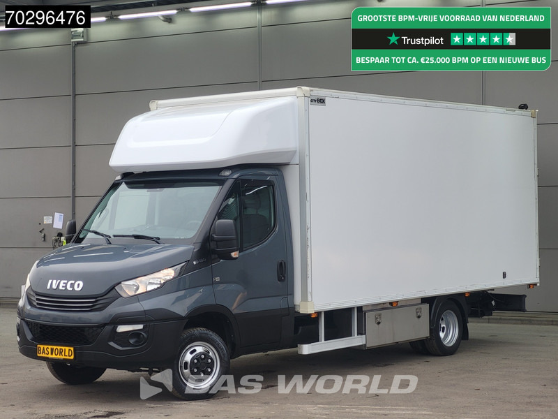 Iveco Daily 50C18 3.0L Automaat 3,5t Trekhaak Bakwagen Zijdeur Achterdeuren 180PK 5tons Navi Standkachel Euro6 Meubelbak Koffer Trekhaak - Box van: picture 1 Iveco Daily 50C18 3.0L Automaat 3,5t Trekhaak Bakwagen Zijdeur Achterdeuren 180PK 5tons Navi Standkachel Euro6 Meubelbak Koffer Trekhaak - Box van: picture 1