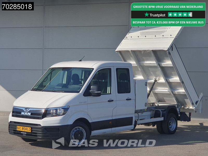 MAN TGE 5.120 Open Laadbak met Kist Dubbel Cabine Dubbellucht 3,5t Trekhaak Navi Airco Cruise Camera Euro6 Pritsche Pickup Open Box 2m3 Airco - Flatbed van: picture 1 MAN TGE 5.120 Open Laadbak met Kist Dubbel Cabine Dubbellucht 3,5t Trekhaak Navi Airco Cruise Camera Euro6 Pritsche Pickup Open Box 2m3 Airco - Flatbed van: picture 1