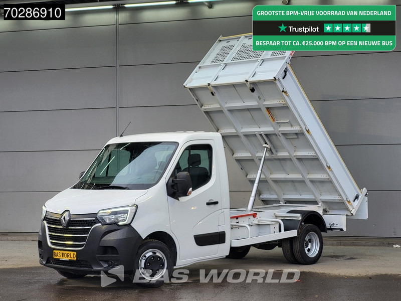 Renault Master 130pk Open Laadbak met Kist 3,5t Trekhaak Dubbellucht LED Airco Cruise Euro6 Pritsche Pickup Open Box 2m3 Airco Trekhaak Cruise contro - Flatbed van: picture 1 Renault Master 130pk Open Laadbak met Kist 3,5t Trekhaak Dubbellucht LED Airco Cruise Euro6 Pritsche Pickup Open Box 2m3 Airco Trekhaak Cruise contro - Flatbed van: picture 1