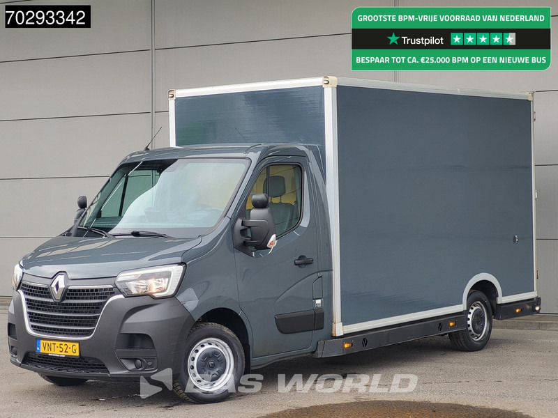 Renault Master 150PK Bakwagen Airco Cruise Luchtvering Meubelbak Plancher Verkoopwagen Foodtruck Paardenwagen 18m3 Airco Cruise control - Box van: picture 1 Renault Master 150PK Bakwagen Airco Cruise Luchtvering Meubelbak Plancher Verkoopwagen Foodtruck Paardenwagen 18m3 Airco Cruise control - Box van: picture 1