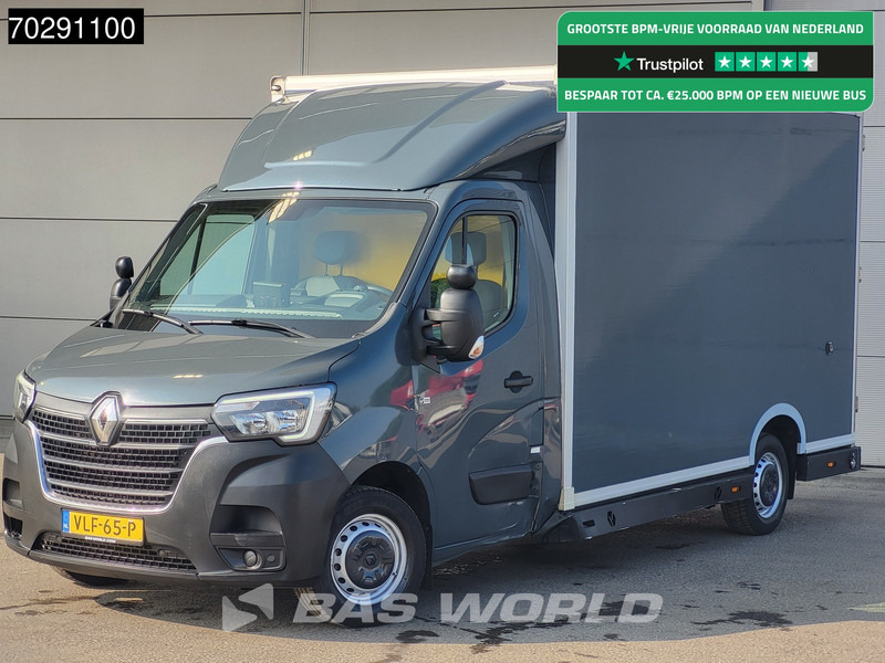 Renault Master 150PK Bakwagen Airco Cruise Luchtvering Meubelbak Plancher Verkoopwagen Foodtruck Paardenwagen 18m3 Airco Cruise control - Box van: picture 1 Renault Master 150PK Bakwagen Airco Cruise Luchtvering Meubelbak Plancher Verkoopwagen Foodtruck Paardenwagen 18m3 Airco Cruise control - Box van: picture 1