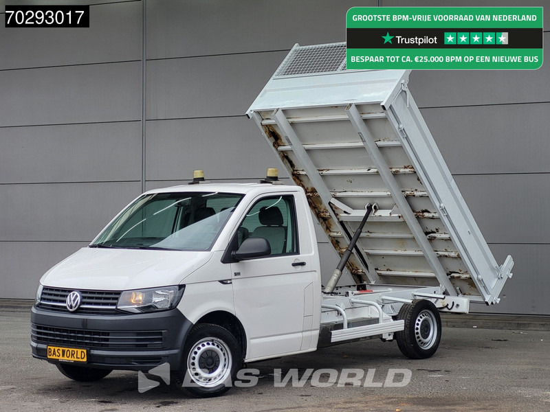Volkswagen Transporter 150PK Kipper Trekhaak Euro6 Tipper Benne Kieper Trekhaak - Flatbed van: picture 1 Volkswagen Transporter 150PK Kipper Trekhaak Euro6 Tipper Benne Kieper Trekhaak - Flatbed van: picture 1