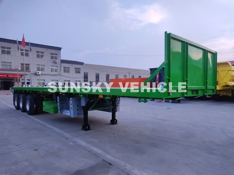 SUNSKY Flat Deck Trailer with henred type axles and suspension - Dropside/ Flatbed semi-trailer: picture 4 SUNSKY Flat Deck Trailer with henred type axles and suspension - Dropside/ Flatbed semi-trailer: picture 4