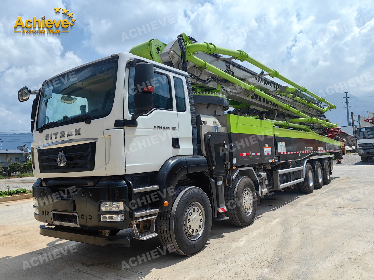 Zoomlion Zoomlion 70M 70X-6RZ Concrete pump truck ACTROS 4141 【ACHIEVE】TOP CONDITION!!! - Concrete pump truck: picture 1 Zoomlion Zoomlion 70M 70X-6RZ Concrete pump truck ACTROS 4141 【ACHIEVE】TOP CONDITION!!! - Concrete pump truck: picture 1