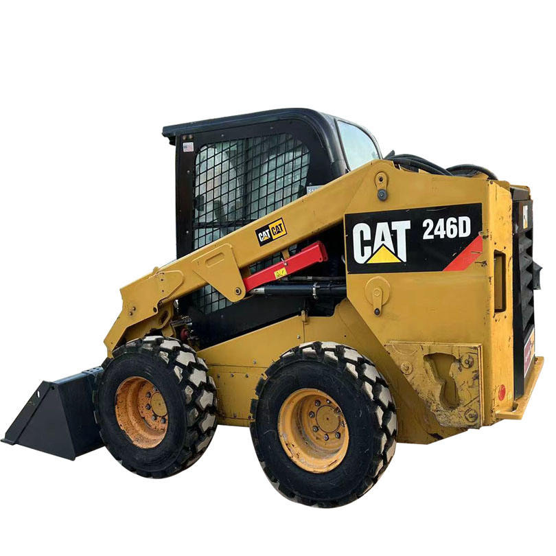 Caterpillar CAT 246D Skid Steer Loader 4×4 Used Skid Steer (Two-Wheel Drive Optional) - Skid steer loader: picture 1 Caterpillar CAT 246D Skid Steer Loader 4×4 Used Skid Steer (Two-Wheel Drive Optional) - Skid steer loader: picture 1