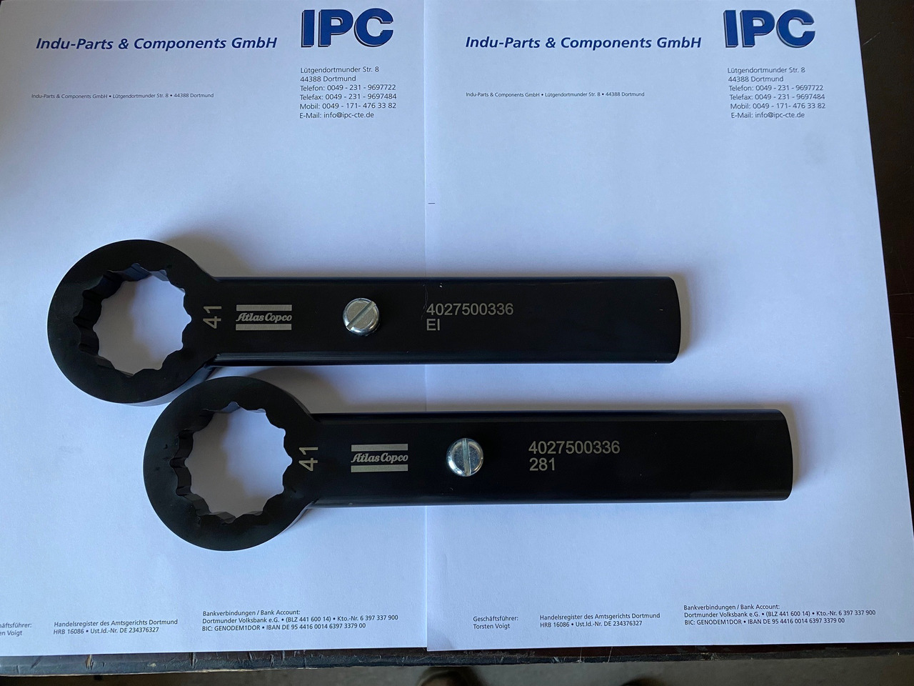 Atlas Copco 4027500561 4027500336 Ratchets - Spare parts for Construction machinery: picture 1 Atlas Copco 4027500561 4027500336 Ratchets - Spare parts for Construction machinery: picture 1