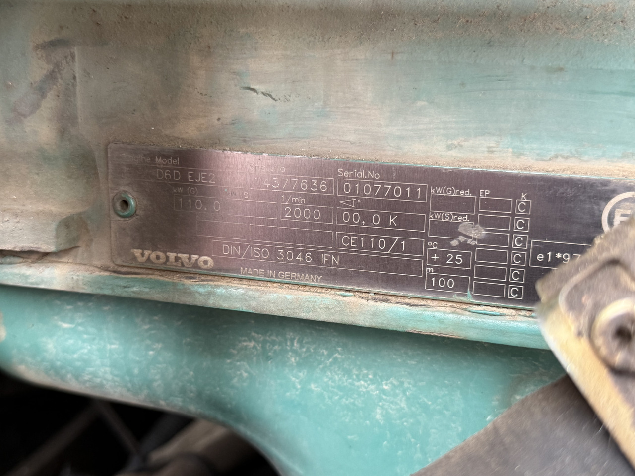 VOLVO D6D EJE2 - Engine for Excavator: picture 2 VOLVO D6D EJE2 - Engine for Excavator: picture 2