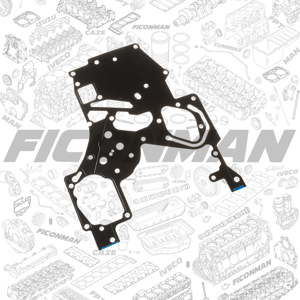 MAN  D0834 D0836 Timing case gasket 51.01903-0333 - Engine gasket for Truck: picture 1 MAN  D0834 D0836 Timing case gasket 51.01903-0333 - Engine gasket for Truck: picture 1