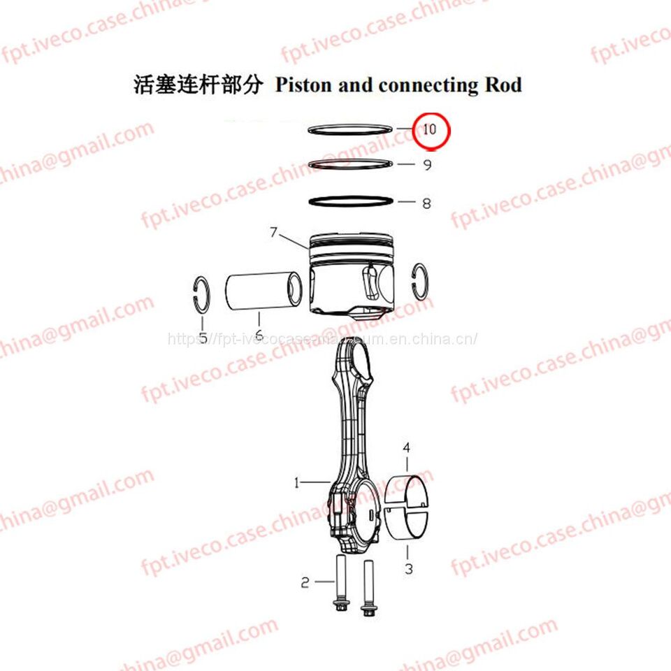 MAN D0836 Piston 02511-0721 - Piston/ Ring/ Bushing for Truck: picture 3 MAN D0836 Piston 02511-0721 - Piston/ Ring/ Bushing for Truck: picture 3