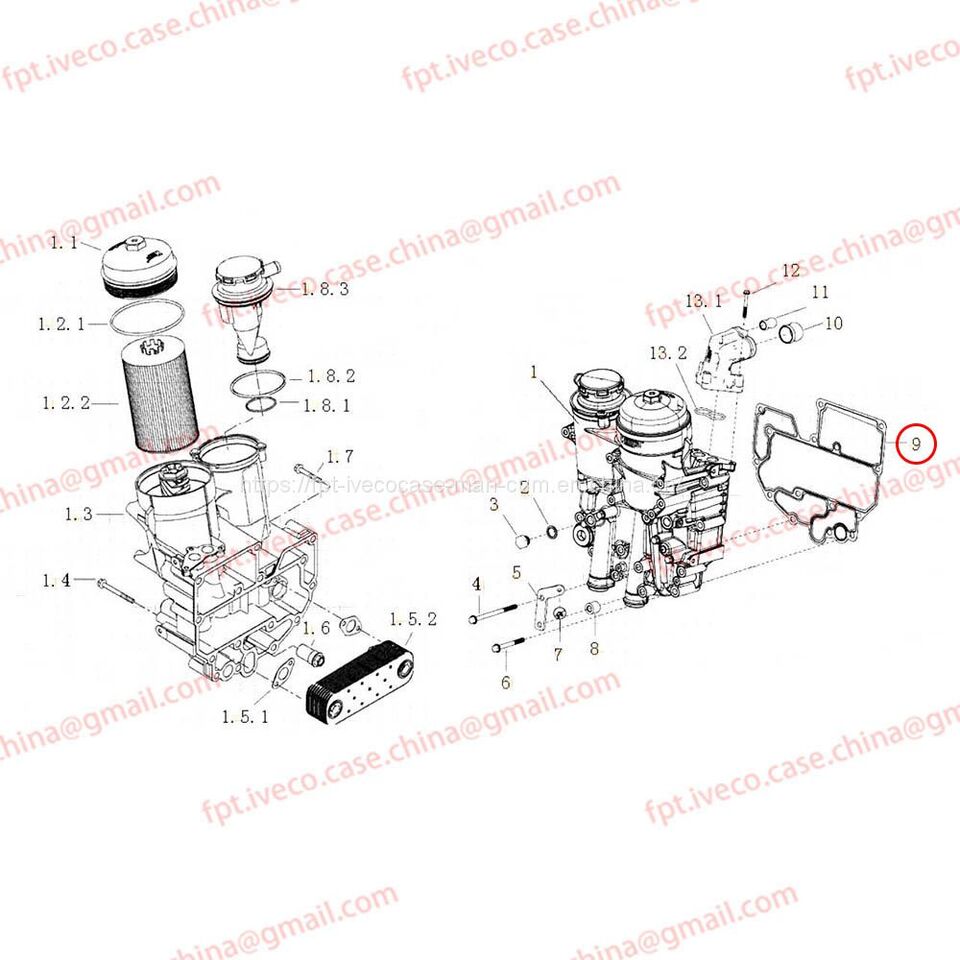 MAN D2066 Oil module gasket 05901-0145 - Engine gasket: picture 1 MAN D2066 Oil module gasket 05901-0145 - Engine gasket: picture 1