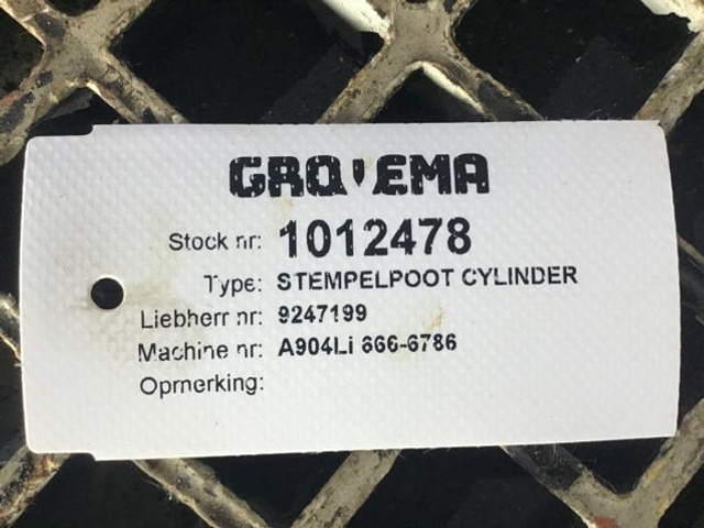 Hydraulic cylinder Liebherr A902 INDUSTRIAL / A902 Li / A904 INDUSTRIAL / A904C Li / A912 Li / A914 Li / A914B Li: picture 7